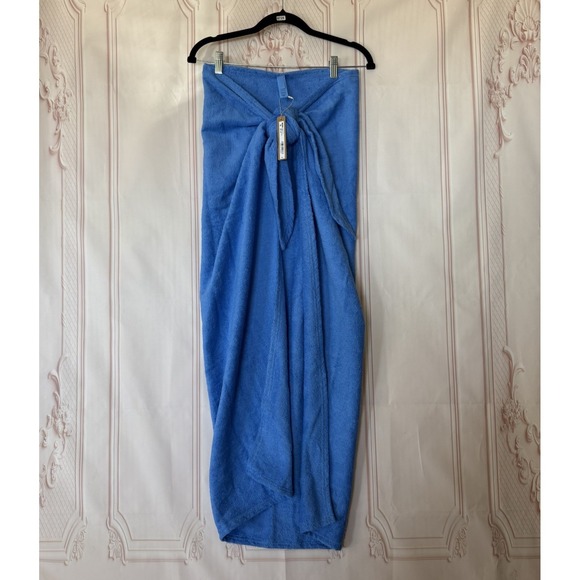 SKIMS Other - Skims Terry Cover Ups Tie Sarong Tide(Blue) Size XXS NWT Can Fit XS-M